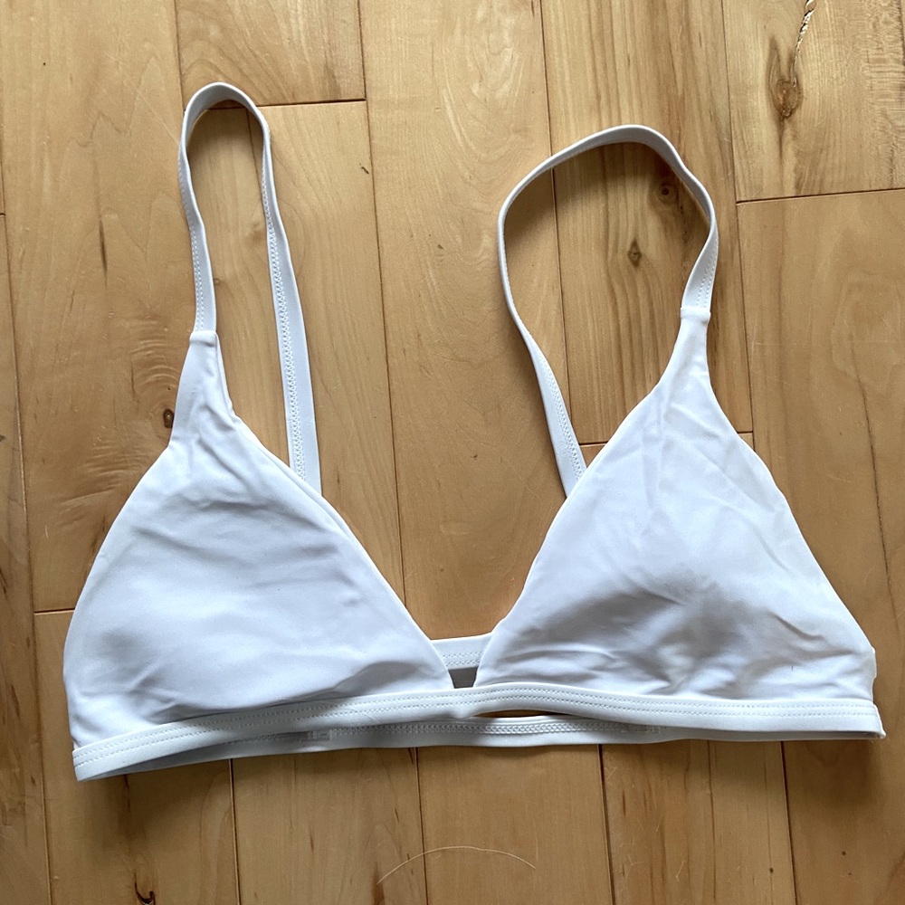 basic white bikini essential
